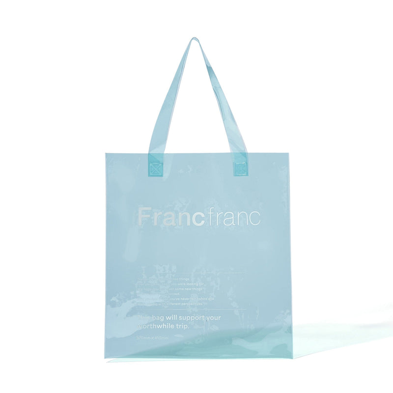 Clear Tote Bag  Blue