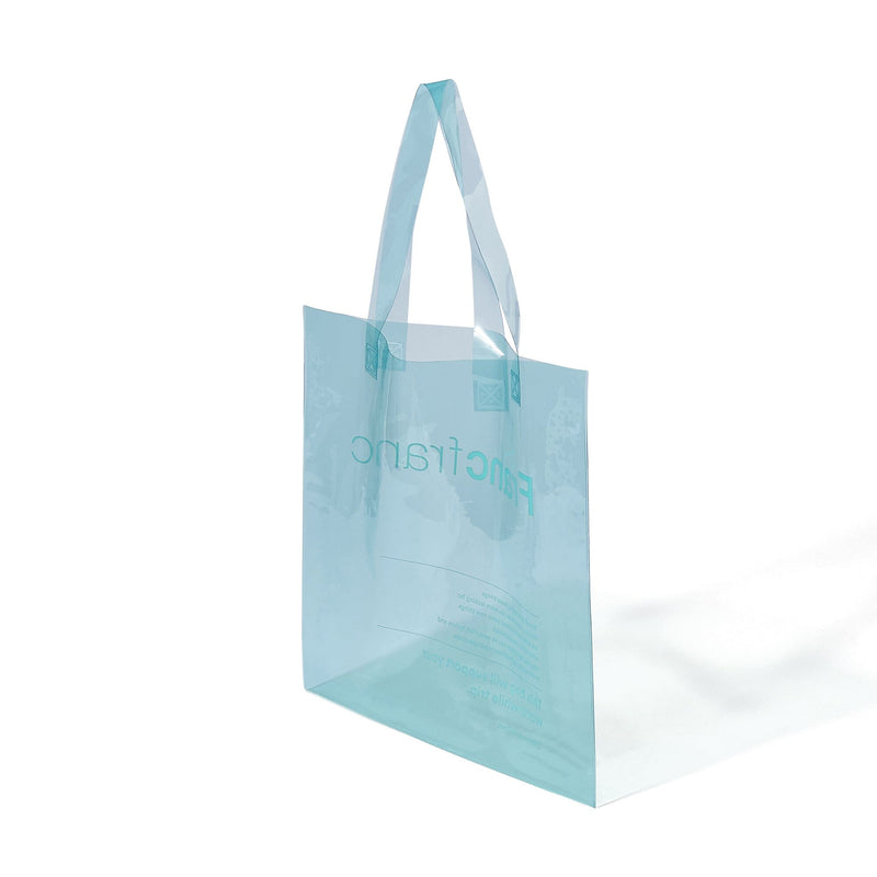 Clear Tote Bag  Blue