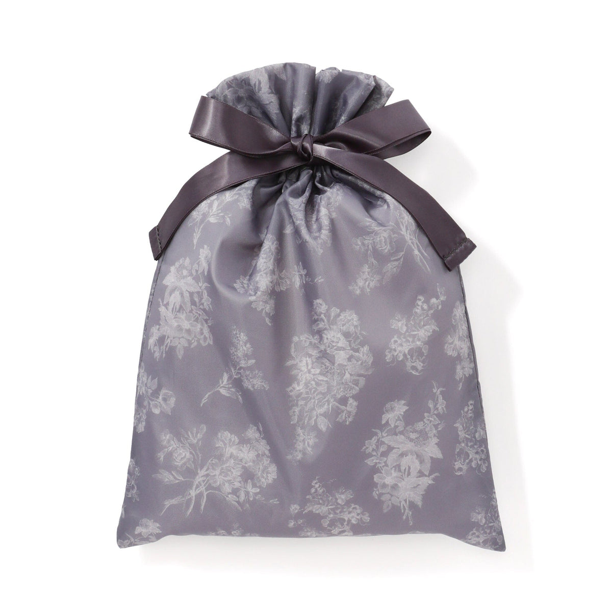 Classic Flower Travel Bag   Dark Grey