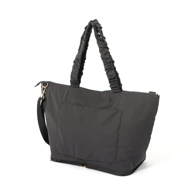 Classic Flower 2WAY Carry On Tote Dark Grey