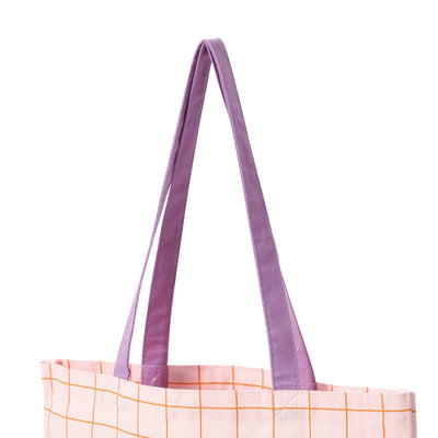 Logo Tote Pop Color Small Pink