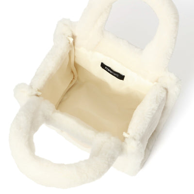 Fur Hand Bag ivory