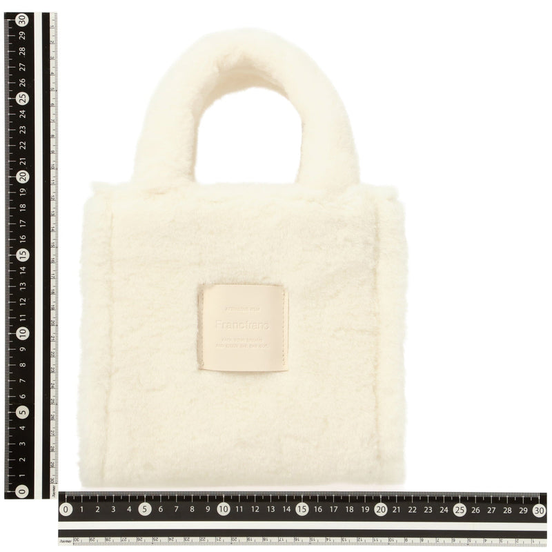 Fur Hand Bag ivory