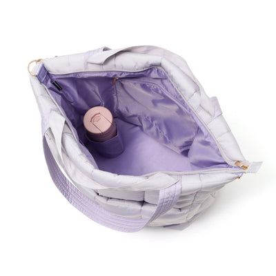 Popstitch Quilt Travel Bag Light Grey