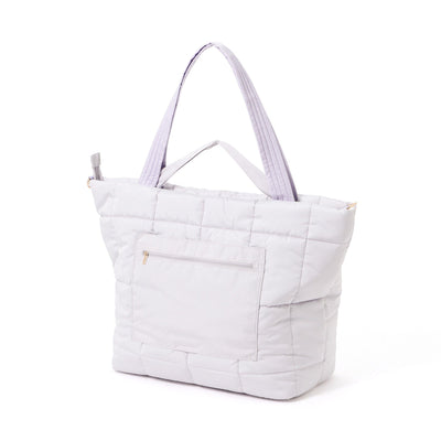 Popstitch Quilt Travel Bag Light Grey