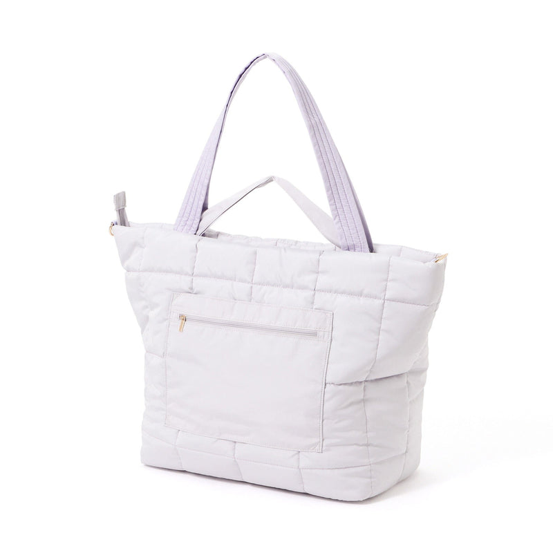 Popstitch Quilt Travel Bag Light Grey