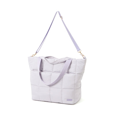 Popstitch Quilt Travel Bag Light Grey