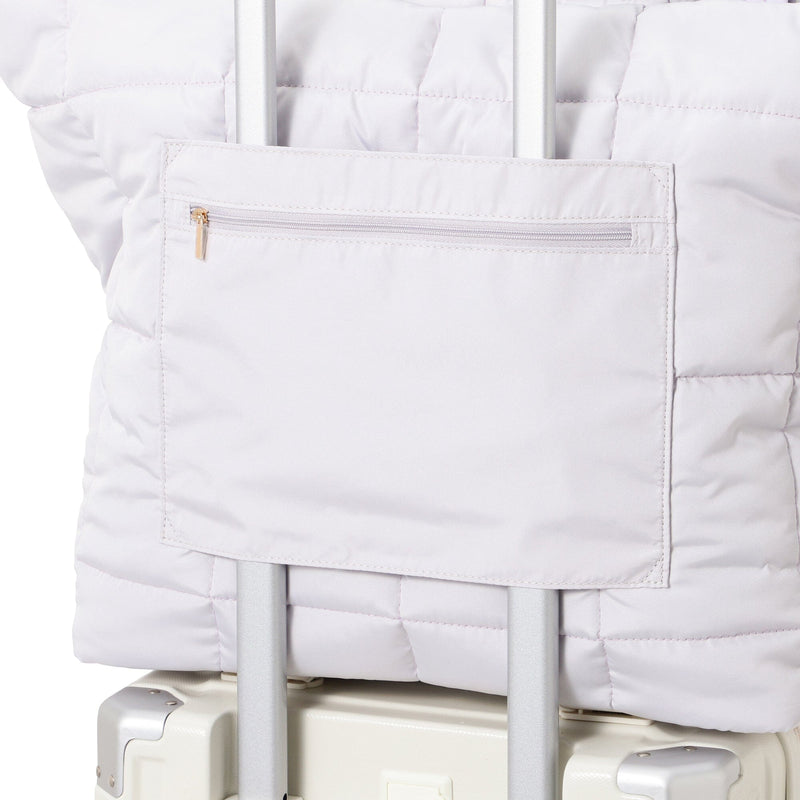 Popstitch Quilt Travel Bag Light Grey
