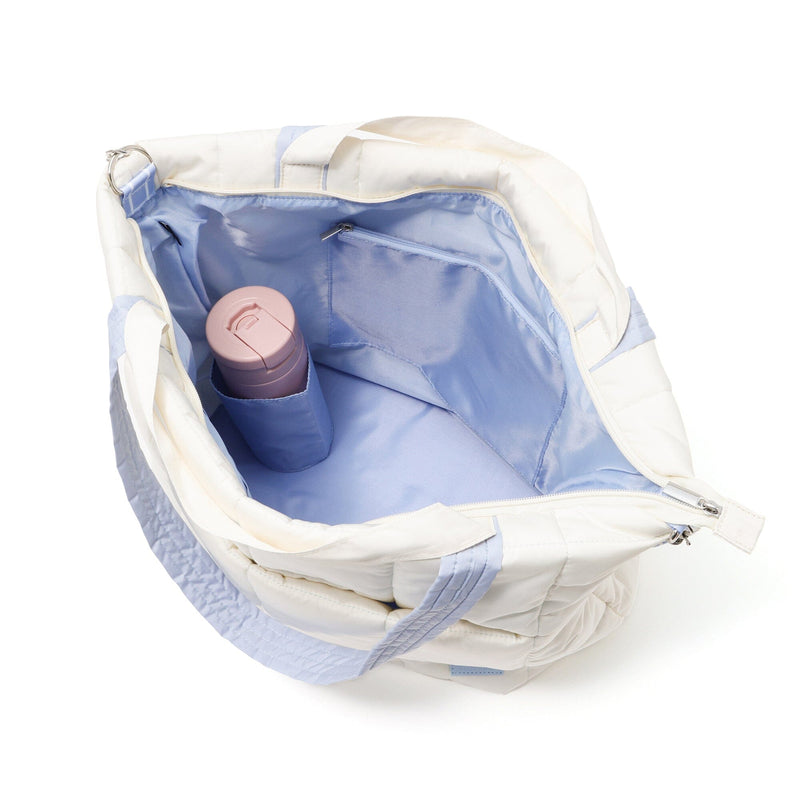 Popstitch Quilt Travel Bag Ivory