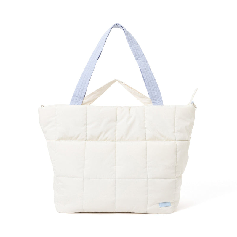 Popstitch Quilt Travel Bag Ivory