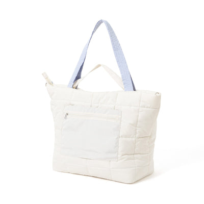 Popstitch Quilt Travel Bag Ivory
