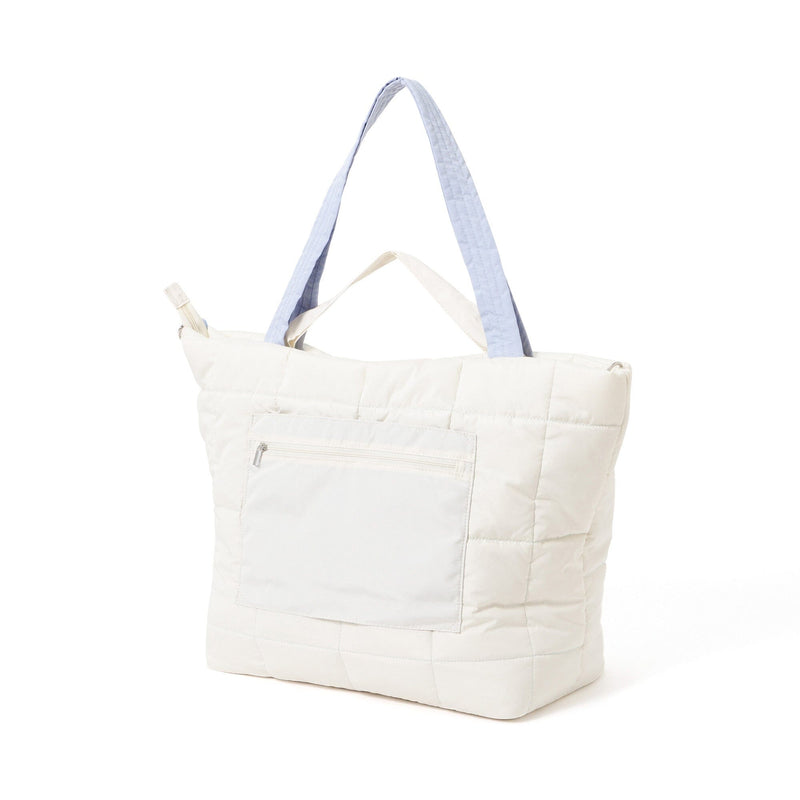Popstitch Quilt Travel Bag Ivory