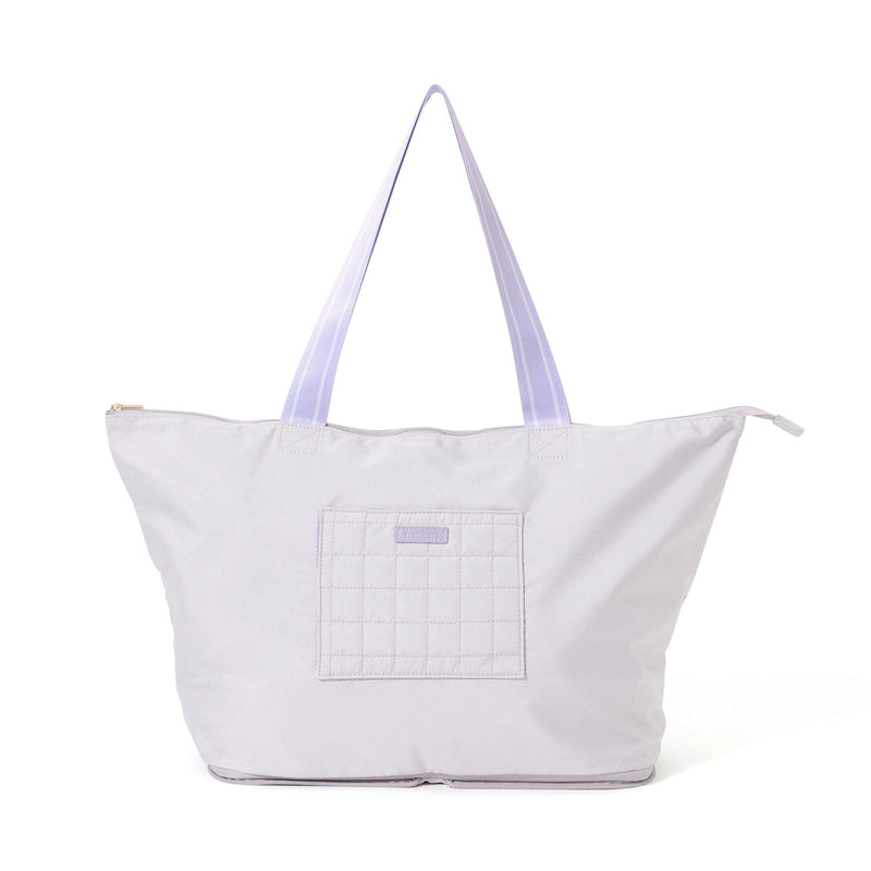 Pop Stitch Quilt Carry-On Tote Light Grey
