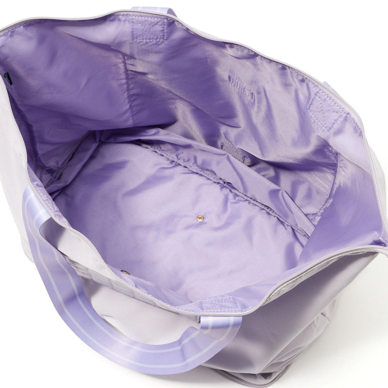 Pop Stitch Quilt Carry-On Tote Light Grey