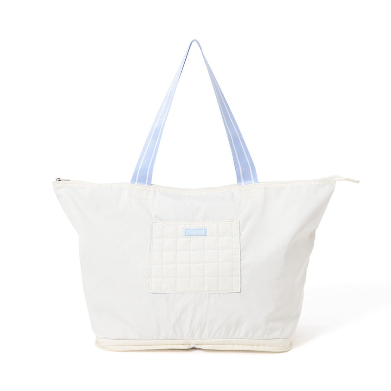Pop Stitch Quilt Carry-On Tote Ivory