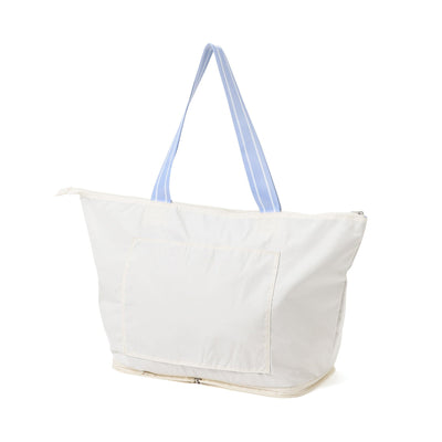 Pop Stitch Quilt Carry-On Tote Ivory