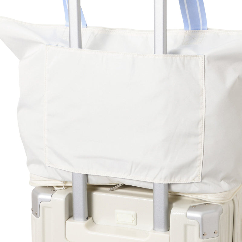 Pop Stitch Quilt Carry-On Tote Ivory