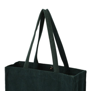Logo Tote Bag Corduroy Medium Green