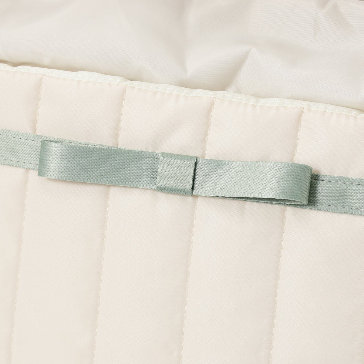 Bicolor Travel Bag Mint x Ivory