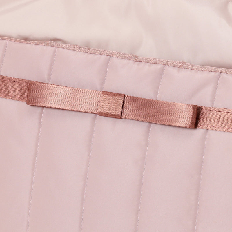 Bicolor Travel Bag  Pink x Brown