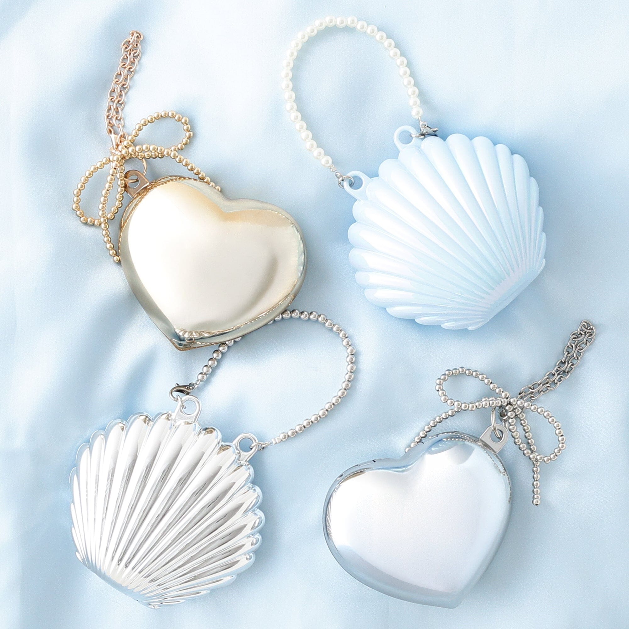 Bag Charm Eco Bag Hard Heart Gold