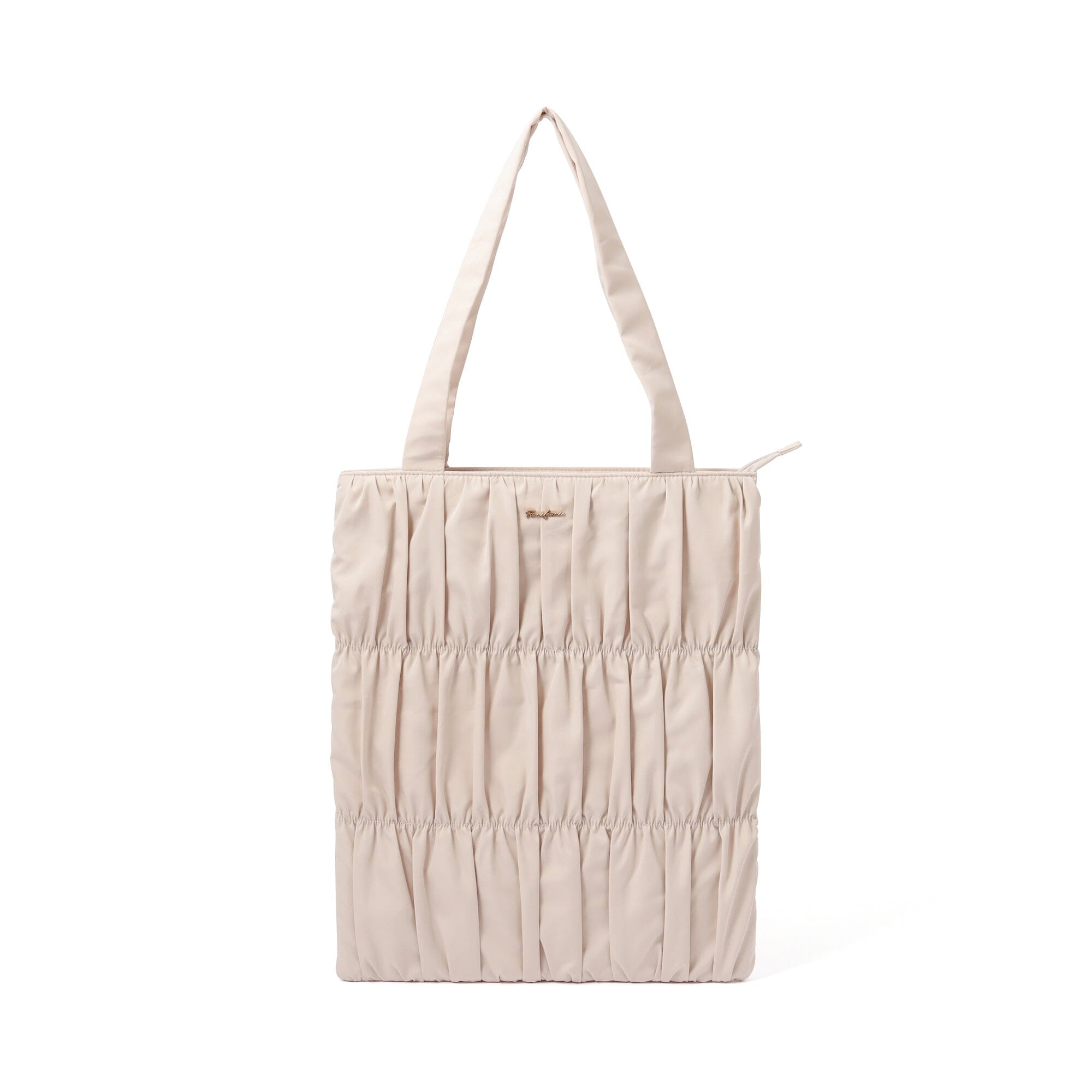 Gathered PC Tote Bag Light Pink