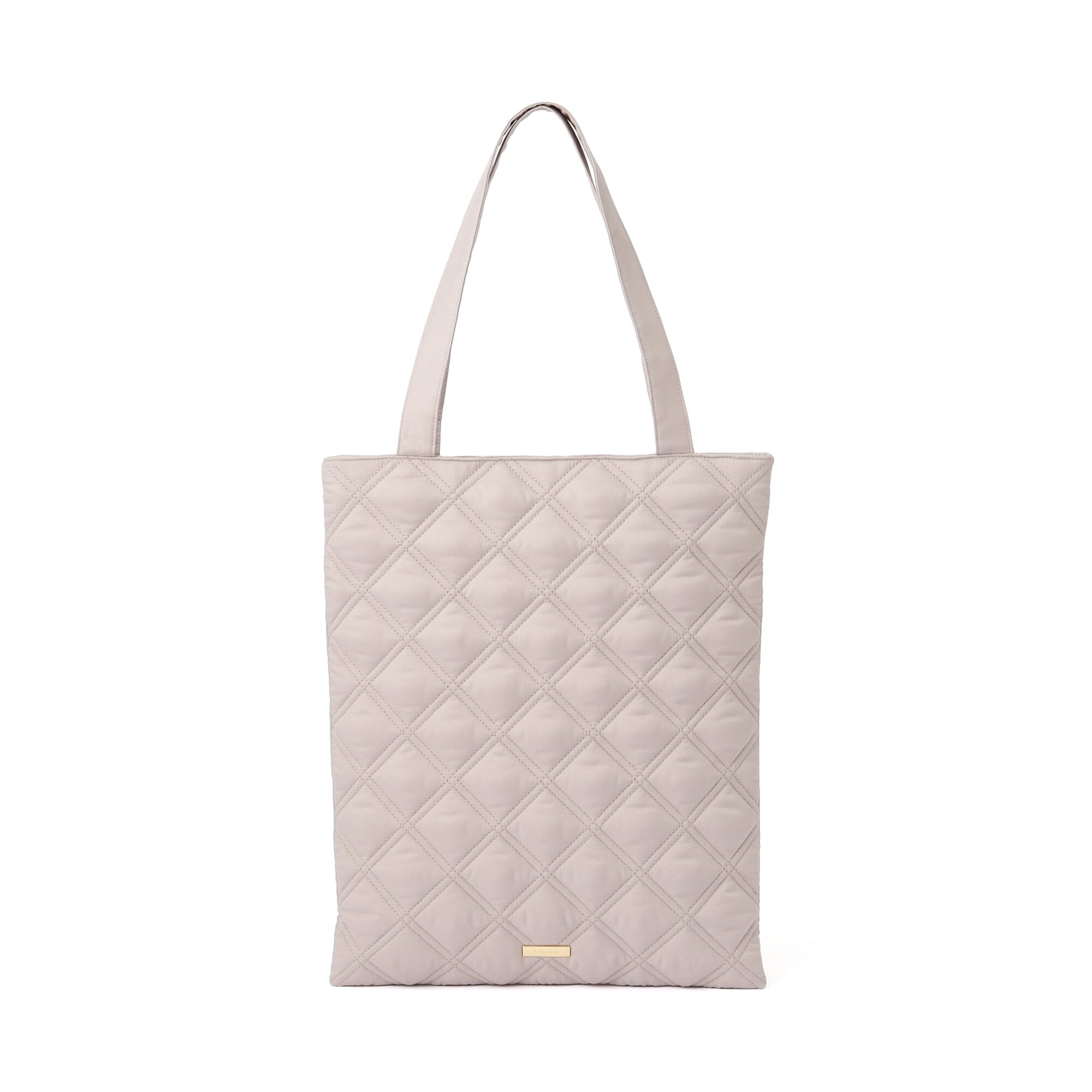 Noble Quilt PC Tote Bag Beige