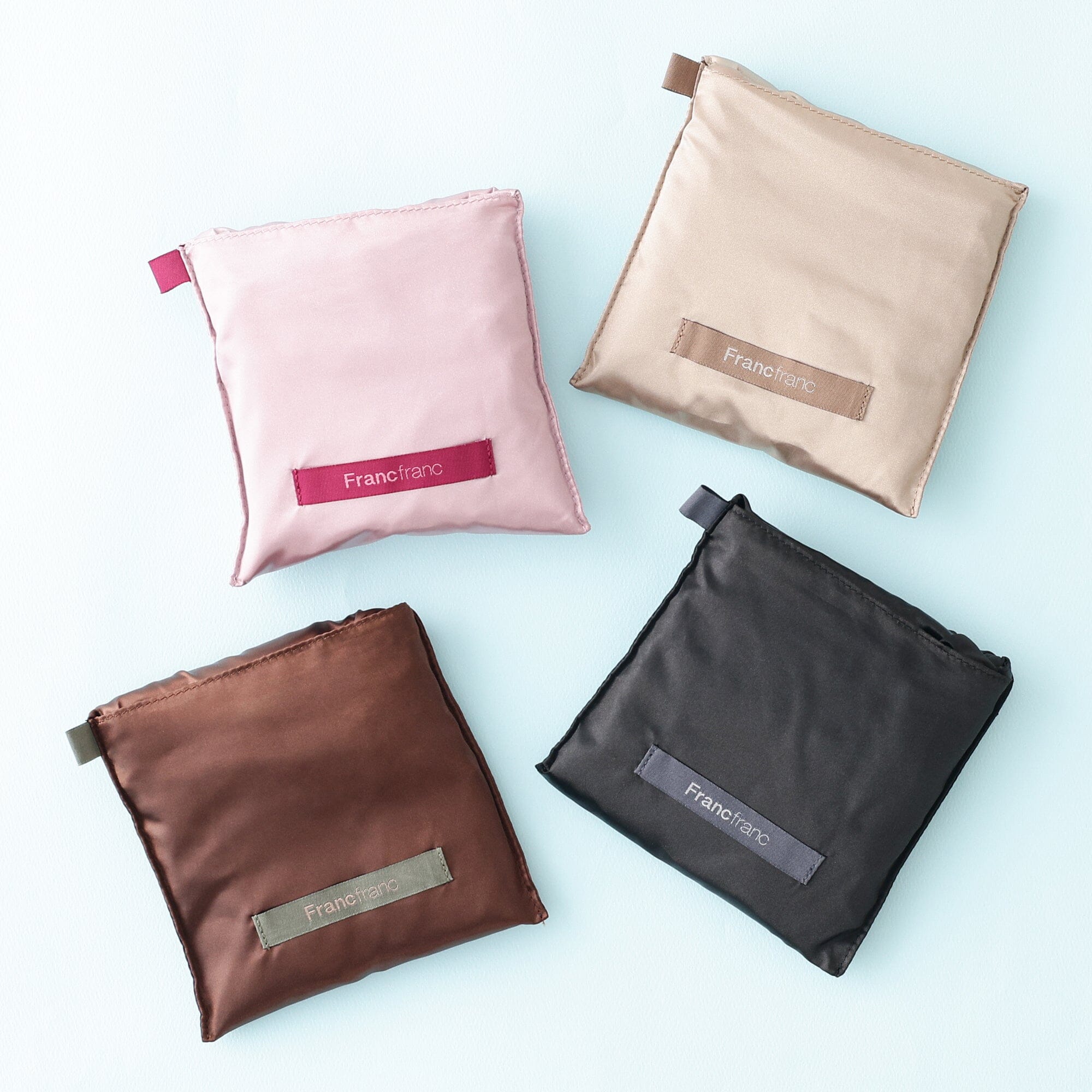 Satin Rain Cover Eco Bag Beige