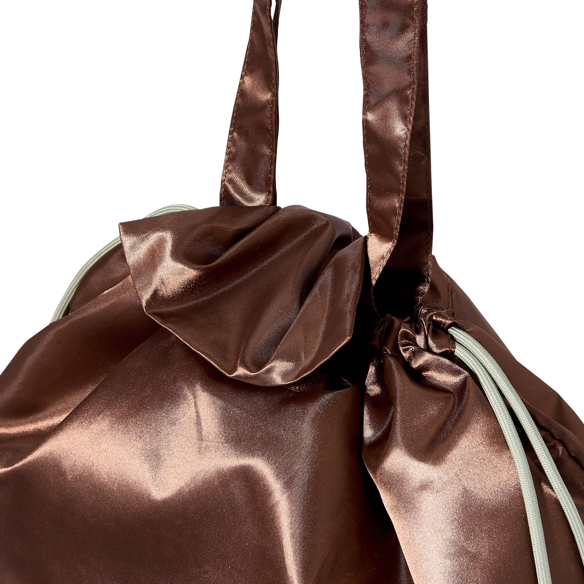 Satin Rain Cover Eco Bag Brown