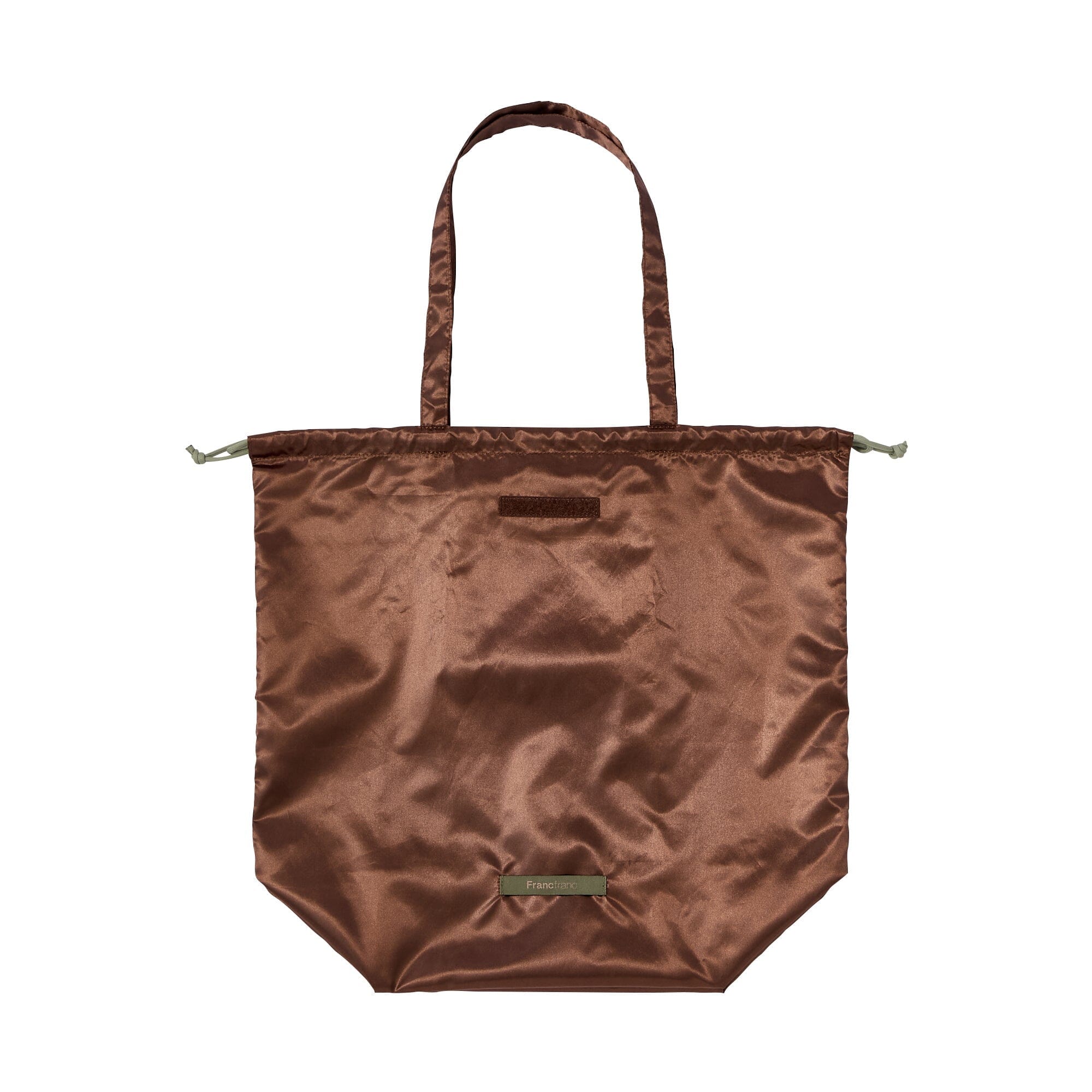 Satin Rain Cover Eco Bag Brown