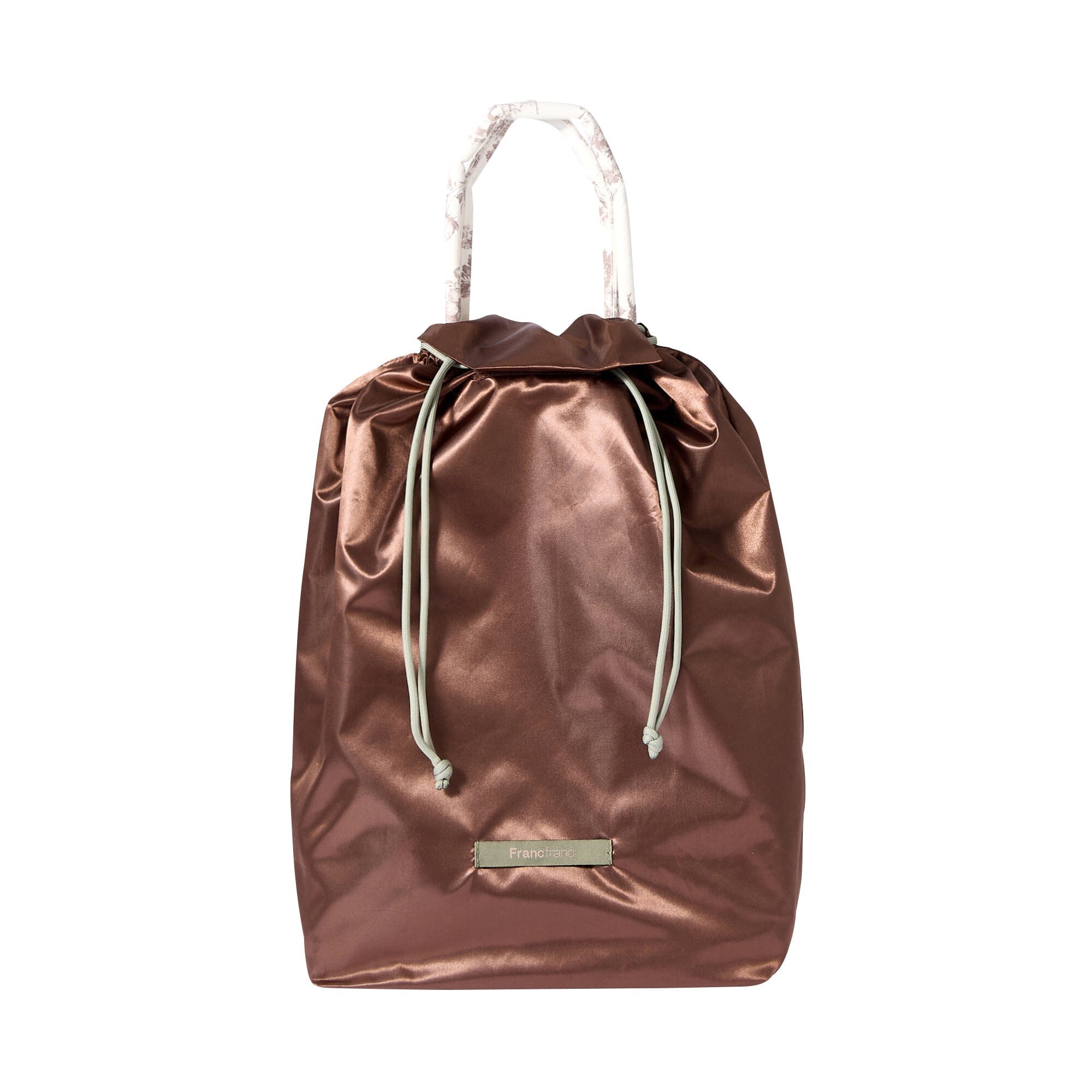 Satin Rain Cover Eco Bag Brown