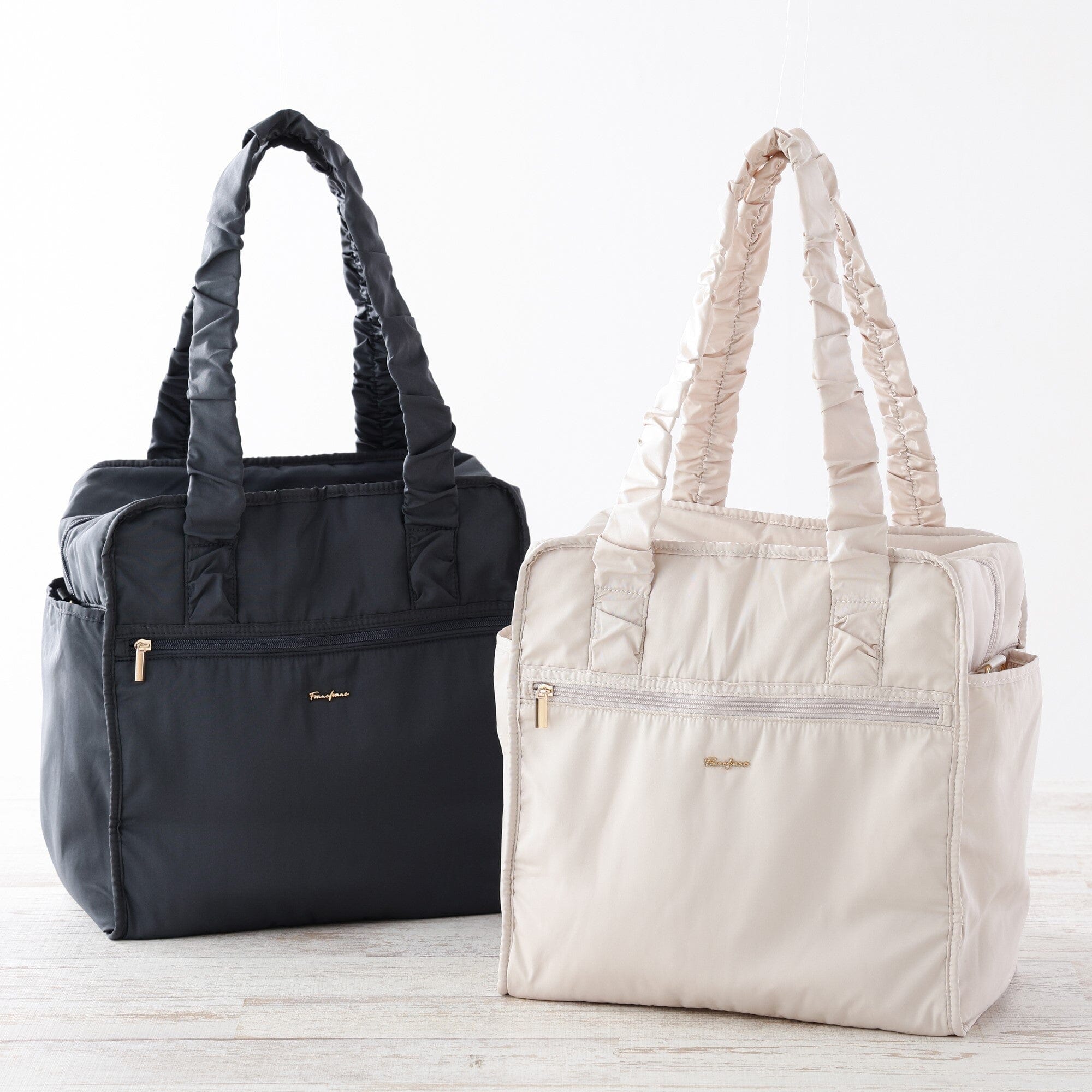Classic Flower Travel Bag S Dark Gray