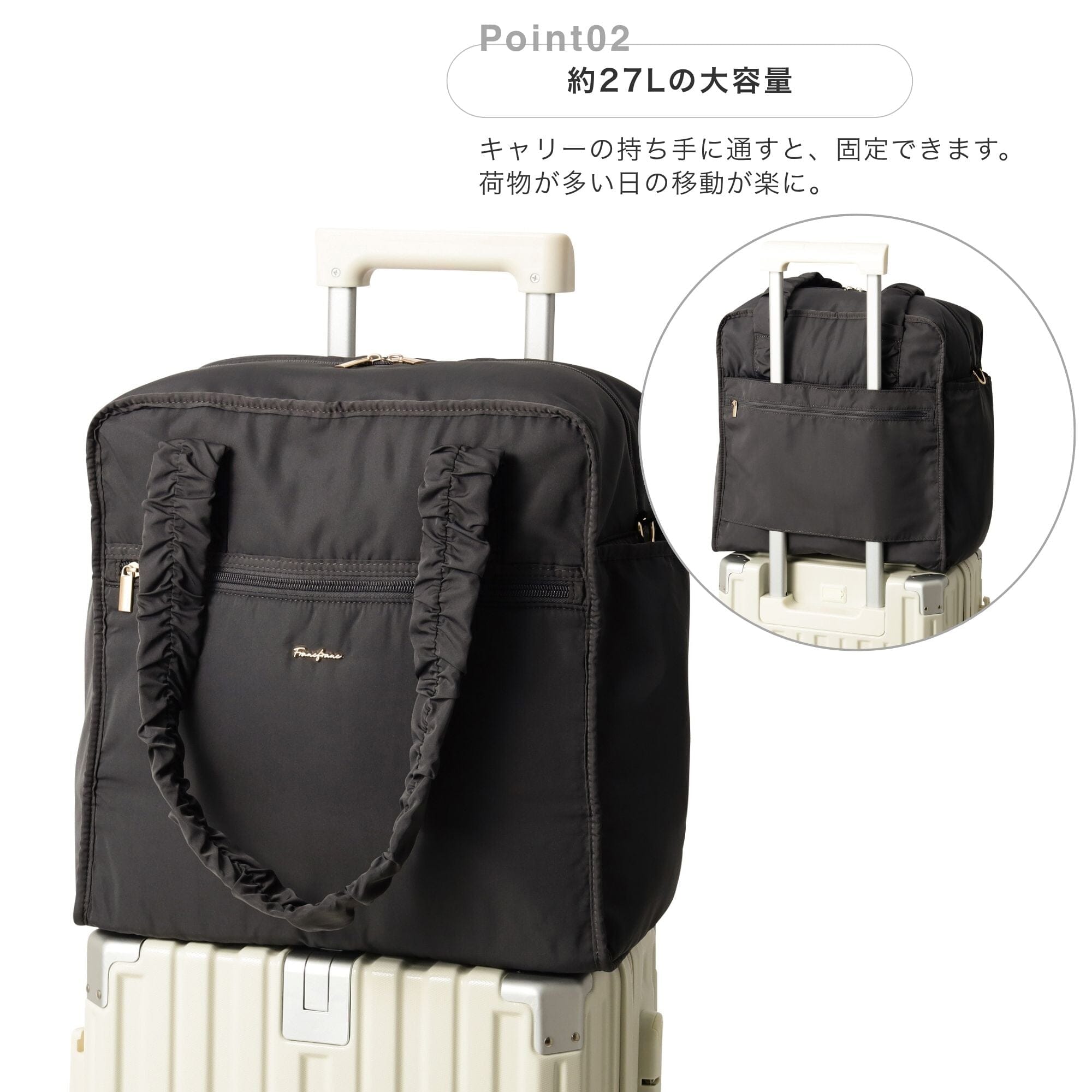 Classic Flower Travel Bag S  Pink