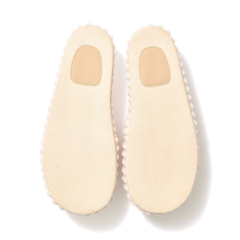 Wide Wale Room Shoes Ivory