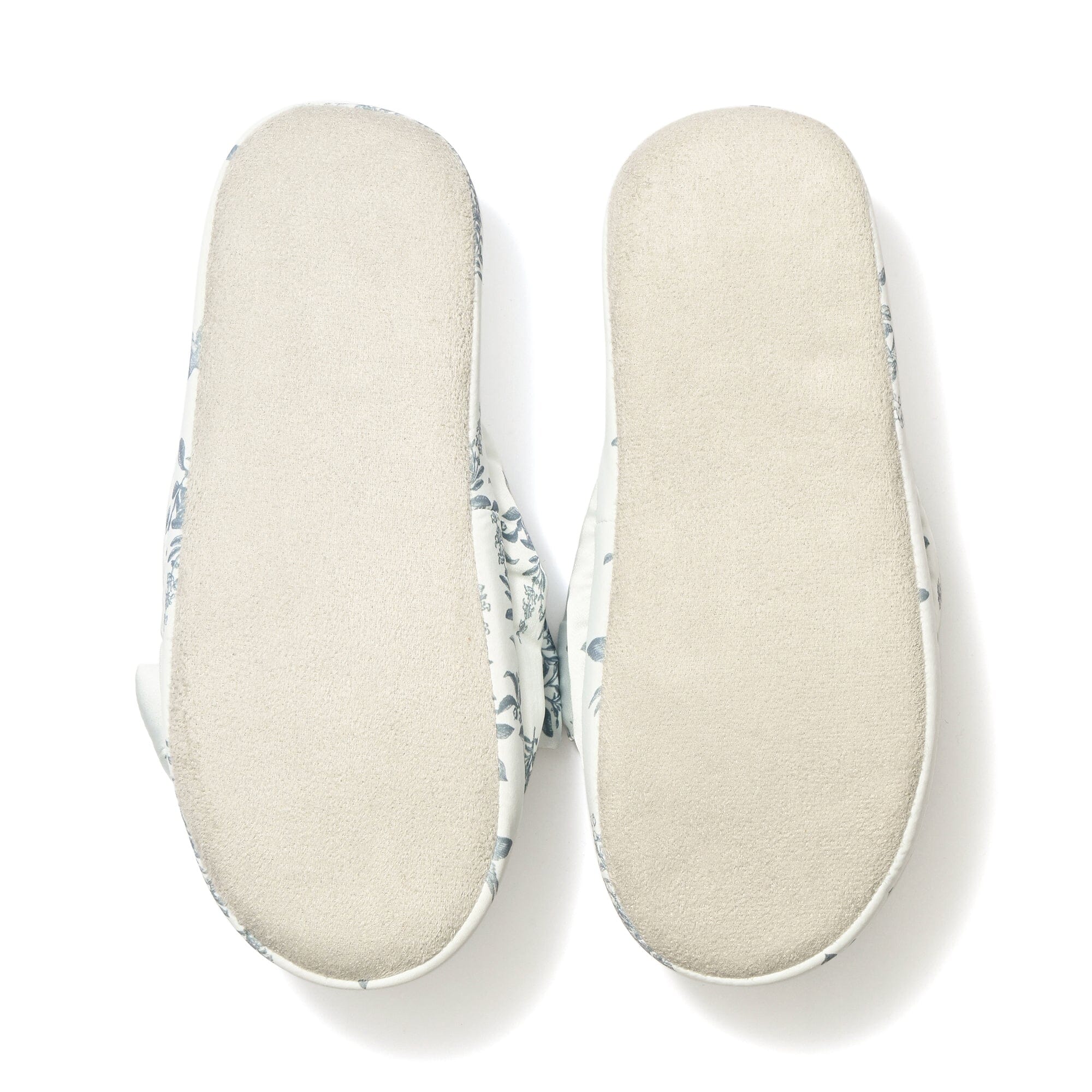 Cool Touch Satin Room Shoes Blue