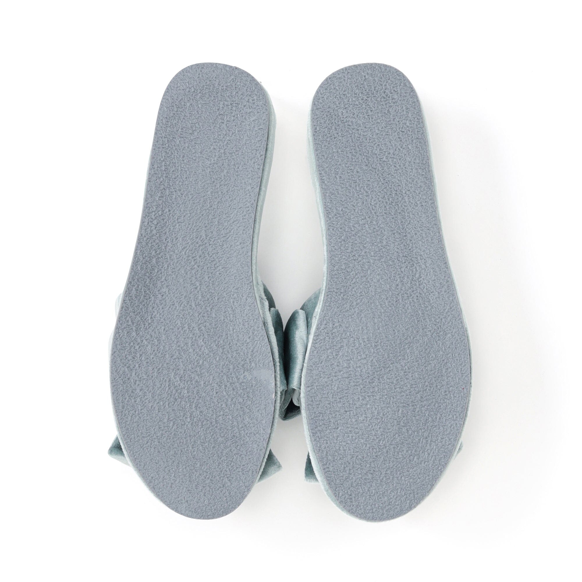 Velour Ribbon Room Shoes Mint