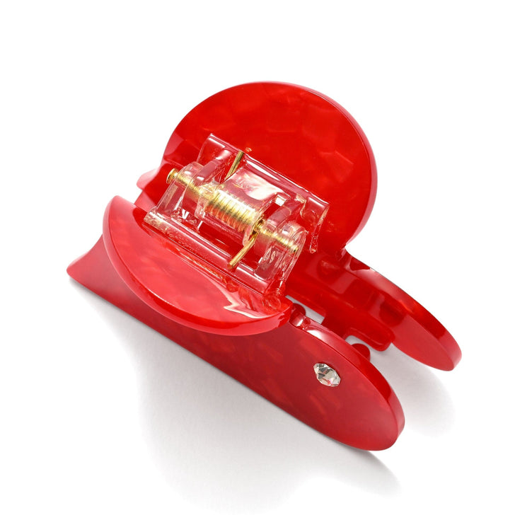 Heart Hair Clip Red