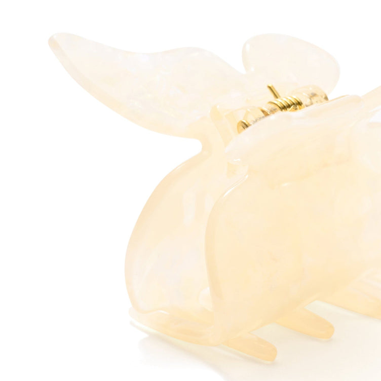 Butterfly Hair Clip White