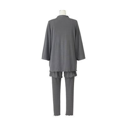 Roomwear 4Pcs Set  Dark Grey