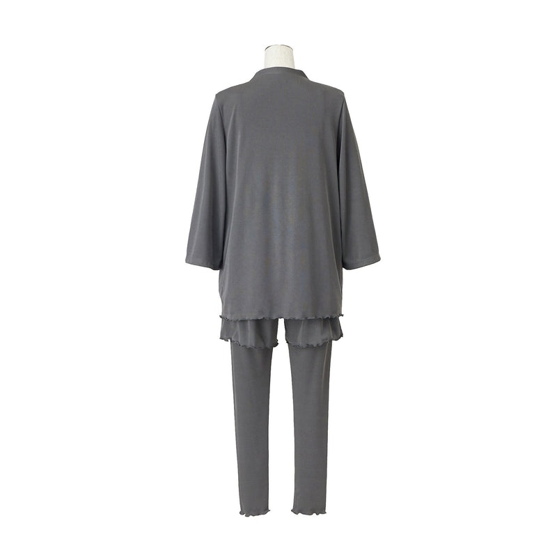 Roomwear 4Pcs Set  Dark Grey