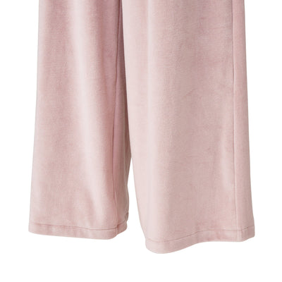 Hyaluronan Stretch Velvet Pajamas Pink