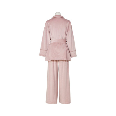 Hyaluronan Stretch Velvet Pajamas Pink