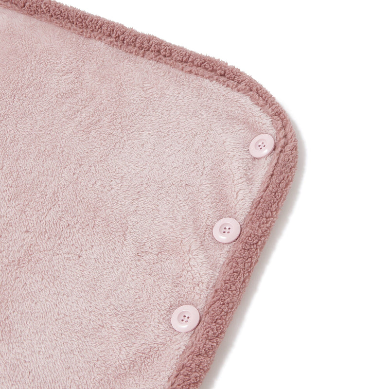 Warm Fleece 4Way Poncho Pink