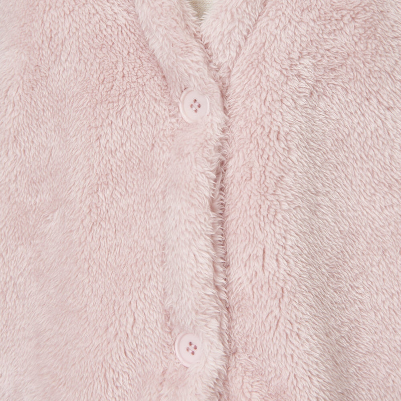 Warm Fleece Cardigan  Pink