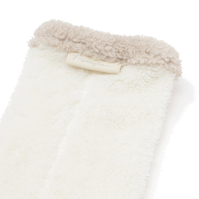 Warm Fleece Socks White