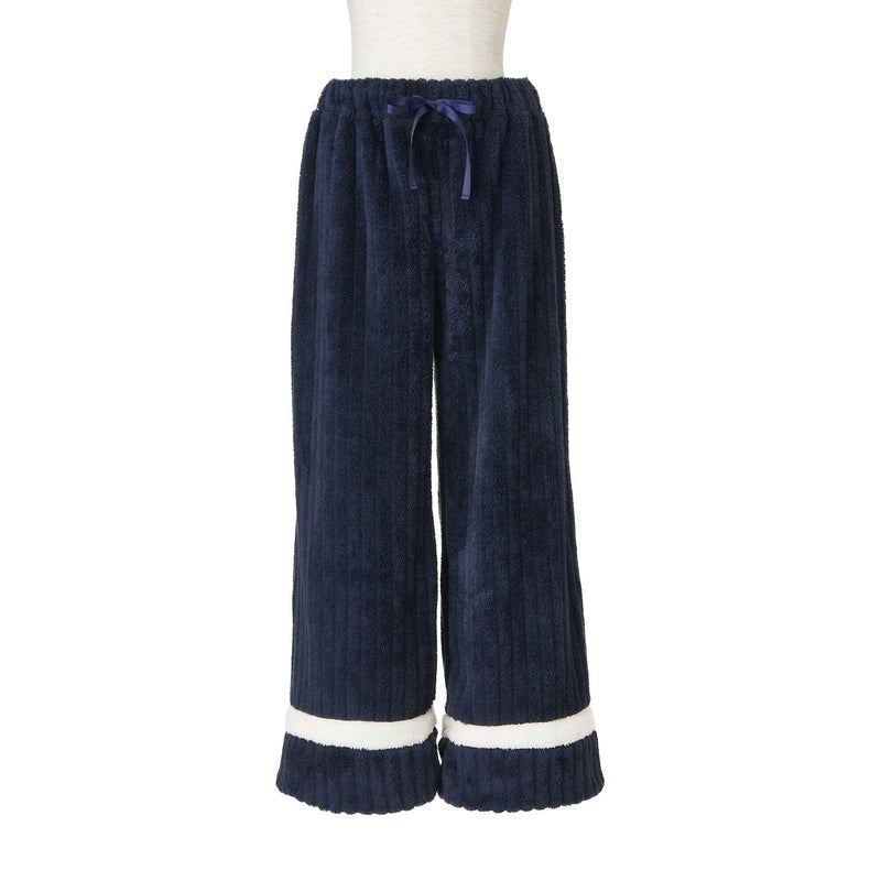 Warm Fleece Pajamas For Men Navy