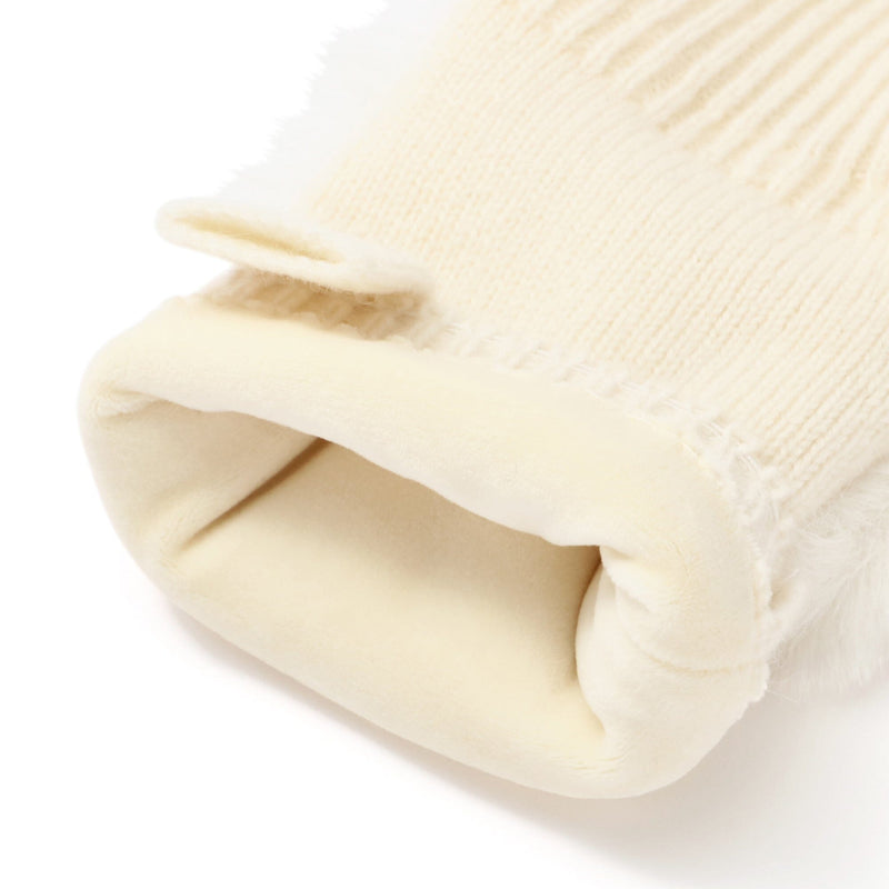 Fingerless Gloves Ivory