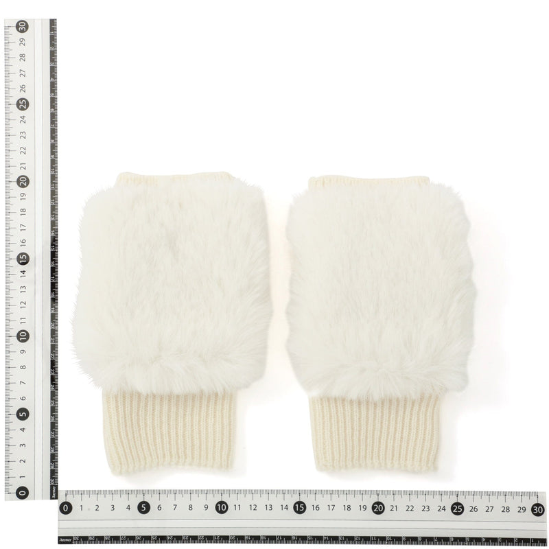 Fingerless Gloves Ivory