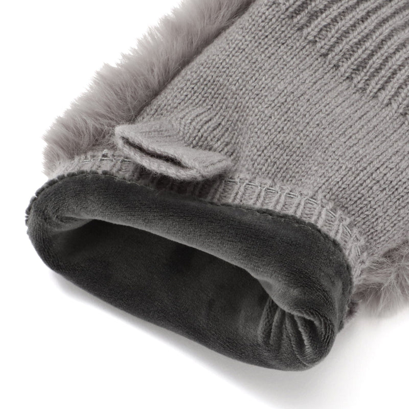 Fingerless Gloves Grey