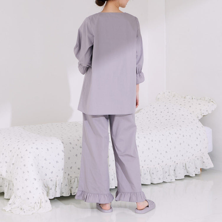 Moist Cotton Pajamas Gray